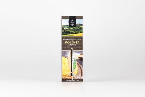 Olio extra vergine d' oliva 250 ml + polenta al tartufo 250g